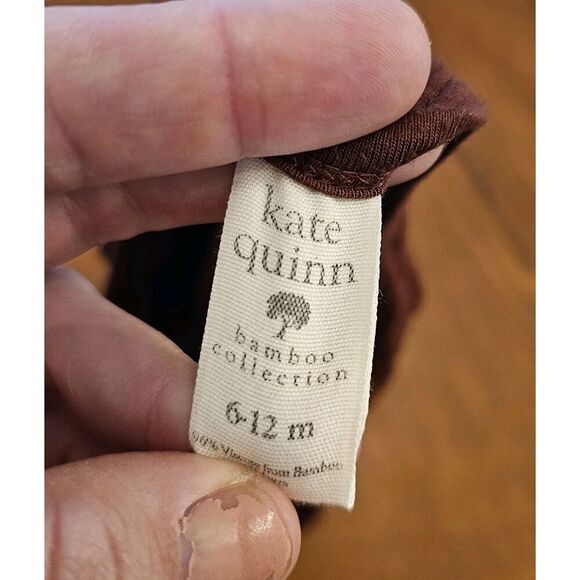 KATE QUINN Bamboo Size 6-12 Months Short Sleeve Kimono Bodysuit One Piece 2021 - Picture 2 of 3